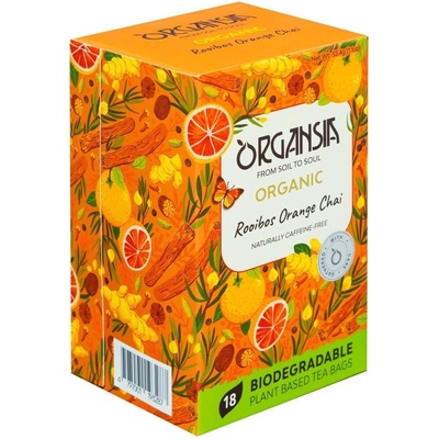 ORGANSIA BIO Rooibos Orange Chai přebal 18 x 1,5 g