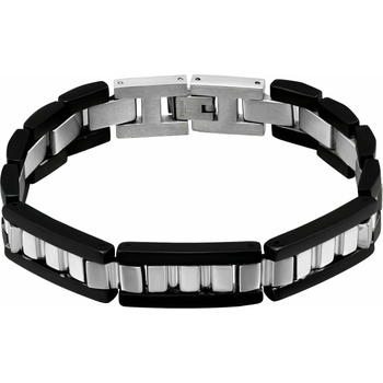 Image 1 of Bijutanki Мъжка Гривна от Медицинска Стомана в Два Цвята