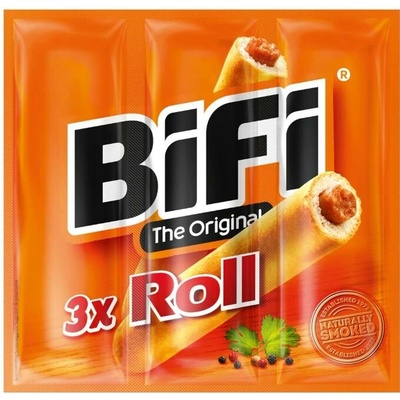 Bi-Fi Bifi Roll Original s měkkou chlebovou kůrkou 3 ks 135 g