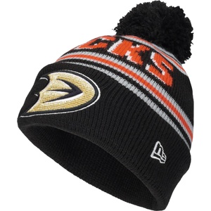 New Era Anaheim ducks beanie черно, оранжево, златно, сиво uni (60650908)