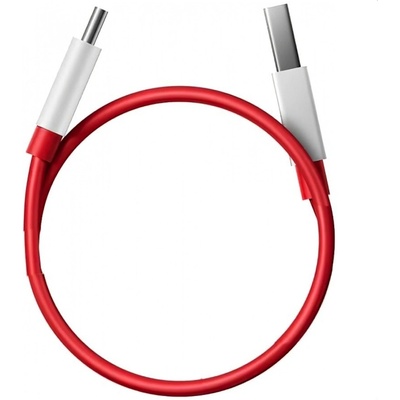 Kабел с бързо зареждане за устройства с USB-C порт - OnePlus Warp Dash D301 USB-A to USB-C Data Cable 80W (100 см) (червен) (bulk)