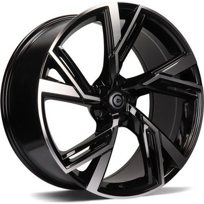 Carbonado Rich 9X20 5X112 ET30 black front polished