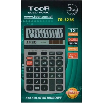 Toor Elektronická TR-1216 12místná