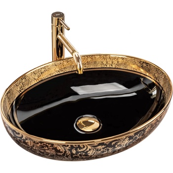 Image 1 of Rea Margot 52x40 cm black/gold (REA-U8978)