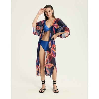 Esotiq Dámske kimono Papaya modrá