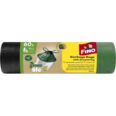 Fino Vrecia zaťahovacie Green Life Easy 60l 27 µm 10 ks