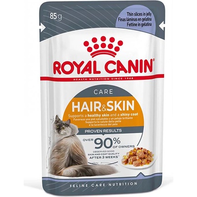 Royal Canin Hair & Skin Care v želé 24 x 85 g