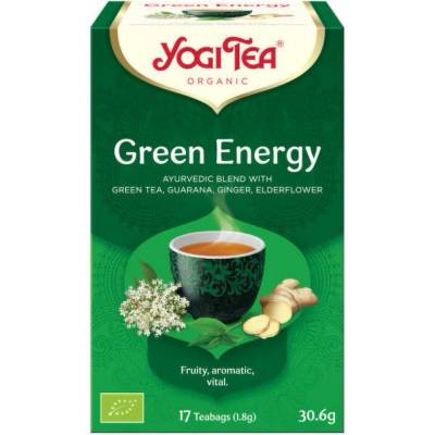 YOGI TEA čaj Bio Zelená Energia 17 x 1,8 g