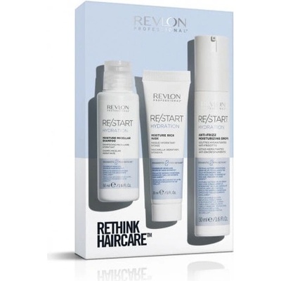 Revlon Professional Restart Hydration sérum proti krepatění 50 ml + šampon 50 ml + maska 30 ml dárková sada