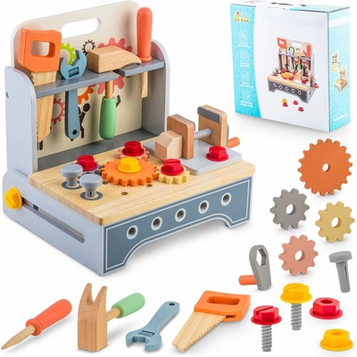 Ricokids Dřevěná dílna s nářadím RK-877