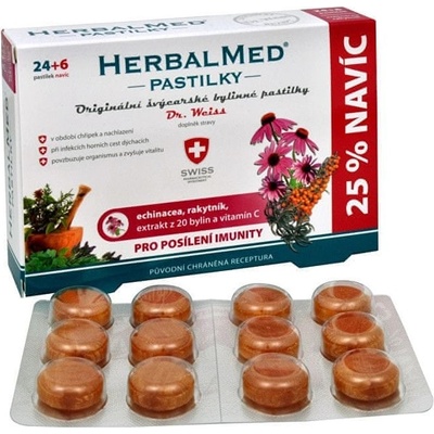 Herbalmed Pastilky pre posilnenie imunity Dr.W. 12 ks