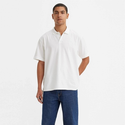 Levi's Блуза с яка Levis Relaxed Authentic Polo Top - Bright White