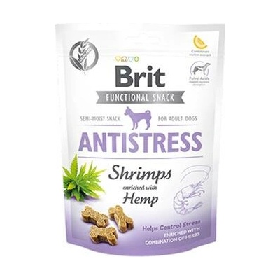 Maškrty Brit Care Dog Functional Snack Antistress Shrimps 150 g
