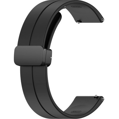 Каишка Silicone Magnet Black Buckle за Huawei Watch GT5 41mm