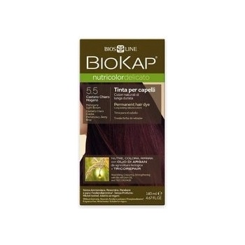 Biokap NutriColor Delicato barva na vlasy 5.50 hnědá světlý mahagon 140 ml