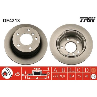 Brzdový kotouč TRW DF4213