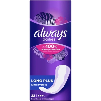 Always Дейлийс Екстра Протект Дълги Плюс, eжедневни дамски превръзки, XL, , 22бр (4015400564072)