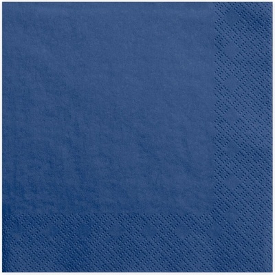 PartyDeco ubrousky papírové 3V TMAVĚ MODRÉ 33x33cm – Hledejceny.cz