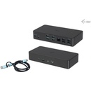i-Tec USB 3.0/USB-C/Thunderbolt 3 Professional Dual 4K Display Docking Station Gen2 PD 100W CADUAL4KDOCKPD2