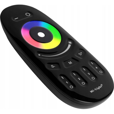 Dálkový Ovladač ovladač ČERNÝ 4-zónový pro LED RGBW Milight Miboxer