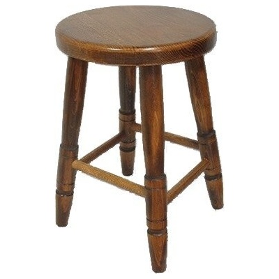 KLASA-NÁBYTEK.cz Taburet TAB B nízký pr.30 cm - buk Rozměr: (pr. x v): 30 x 31 cm