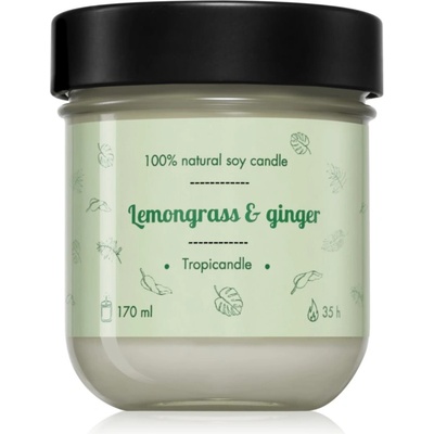 TROPIKALIA Lemongrass & Ginger ароматна свещ 170ml