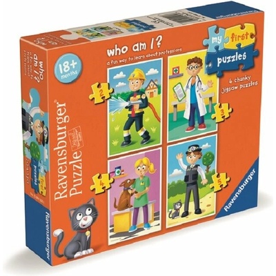 RAVENSBURGER Moje první puzzle Uhádneš kdo jsem? 4v1 2,3,4,5 dílků