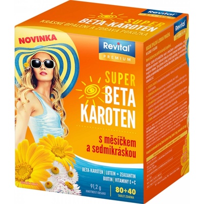 Revital Super Beta-karoroten měsíček + sedmikráska 120 tablet – Zbozi.Blesk.cz