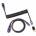 Keychron Cable Coiled Aviator Rainbow Plated Black (CAB-5)