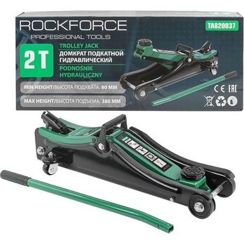RockForce Крик хидравличен крокодил 2 т, нископрофилен, 80-380 мм, RockForce RF-TA820037 (RF-TA820037)
