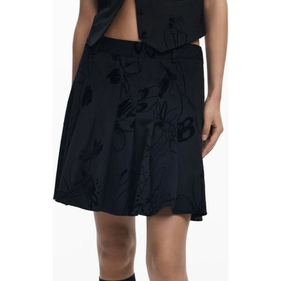 Desigual Gonna Corta Donna Nero Black