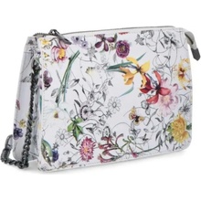Le Sands elegantní crossbody květovaná 4025 PRINT A bílá
