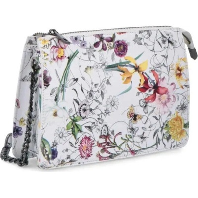 Le Sands elegantní crossbody květovaná 4025 PRINT A bílá