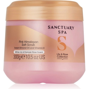 Sanctuary Spa Lily & Rose грижа-скраб за тяло с аромат на цветя 300 гр