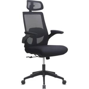 TopMebel Офис стол Belora TopMebel с мрежеста материя в черен цвят 63.5x62x117/127cm