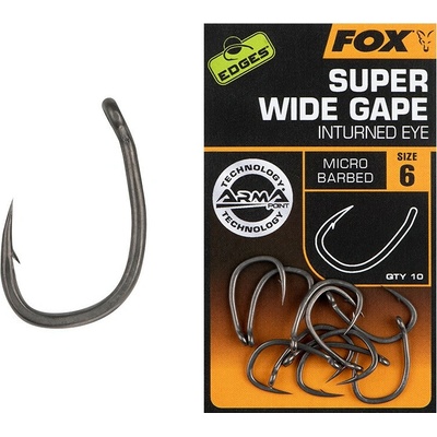 Fox Edges Armapoint Super Wide Gape Inturned Eye veľ.5 10 ks