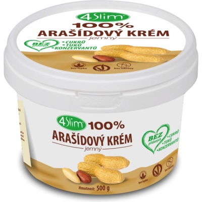 4Slim 100% Arašidový krém 500 g