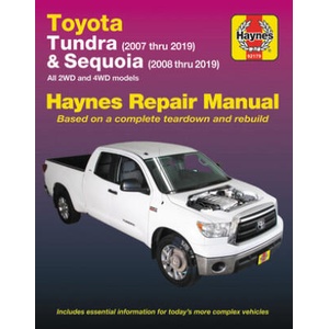 Toyota Tundra (2007 Thru 2019) and Sequoia (2008 Thru 2019) | Haynes Publishing (2019)