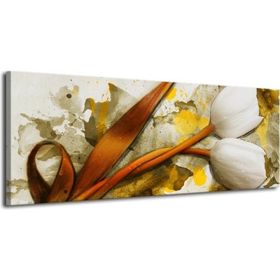 Tulipány plátno 1 100x40