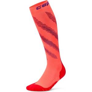 CEP Мъжки компресионни чорапи Cep Run Edt. Elliptic Socks Tall Compression socks - neon coral/purple - размер IV (207-1137-0312)