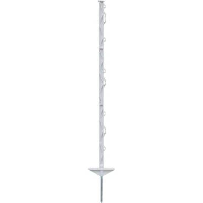 VNT electronics s.r.o. Sloupek plastový pro elektrický ohradník, délka 105 cm, 8 oček, bílý
