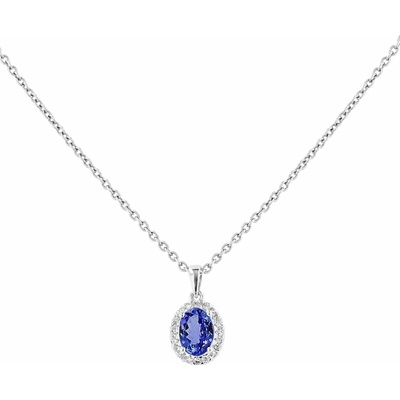 Eppi Přívěsek s tanzanitem a diamanty Maze P48091