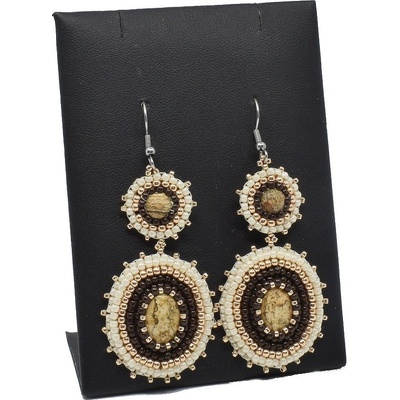 Mijabijoux náušnice z jaspisu II MB00324