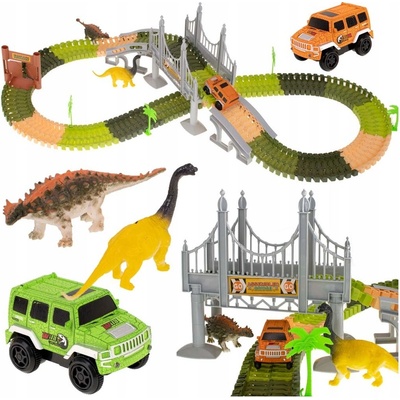 KIK Dinosauří autodráha 228 dílů