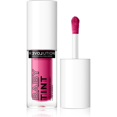 Revolution Relove Baby Tint tekutá tvářenka a lesk na rty Fuchsia 1,4 ml