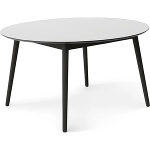 Hammel Furniture Кръгла сгъваема маса за хранене с бял  лот и до ълнителна  лоча ø 135 cm Meza - Hammel Furniture (0688004674000_0688724000000)