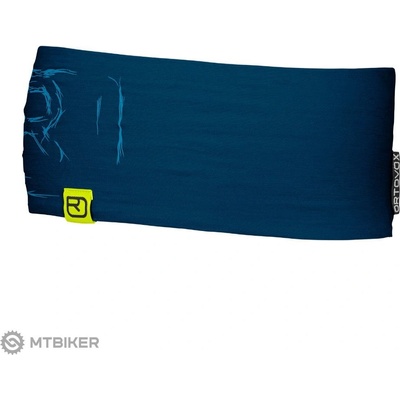 Ortovox 120 Tec Logo headband Petrol blue – Zboží Dáma