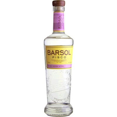 Barsol Moscatel Pisco 41,3% 0,7 l (čistá fľaša)