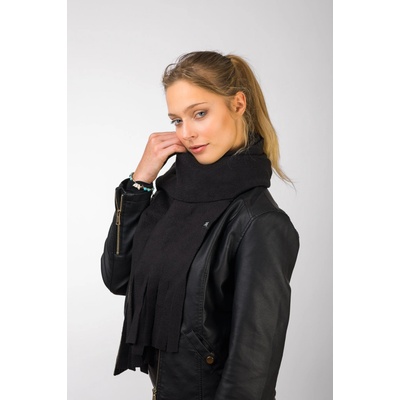 VFstyle hrejivý šál Warm čierny