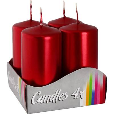 Bispol Adventná Metalická Červená 4 x 80 g